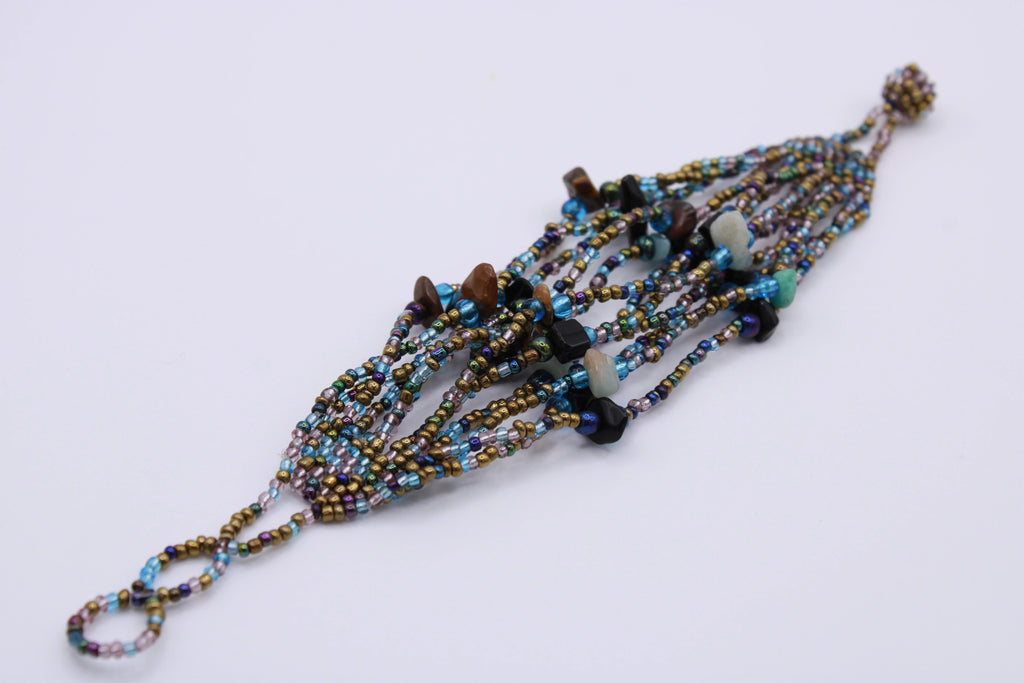 Bracciale Multifilo – Bracciale multifilo in perline e pietre naturali Surya