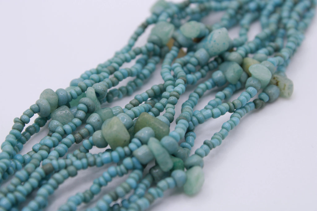 Bracciale Multifilo – Bracciale multifilo in perline e pietre naturali Surya