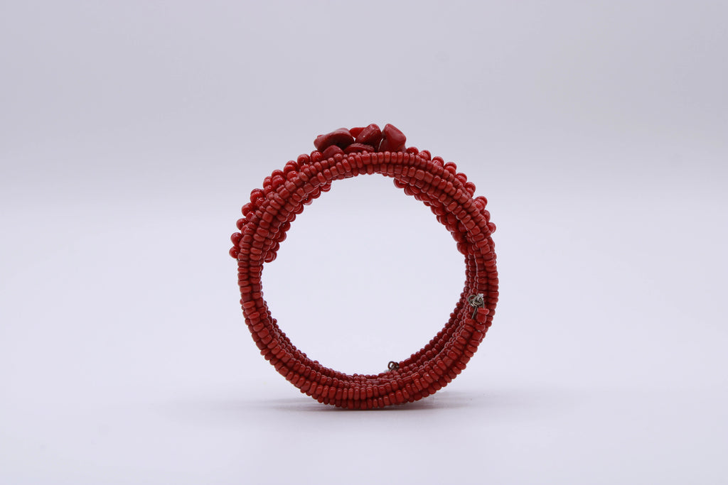 Bracciale Spirale – Bracciale avvolgente in perline lavorate a mano Surya
