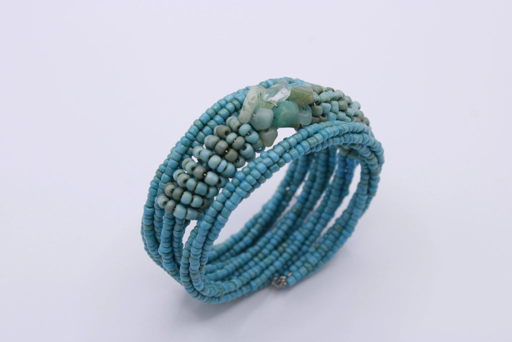 Bracciale Spirale – Bracciale avvolgente in perline lavorate a mano Surya