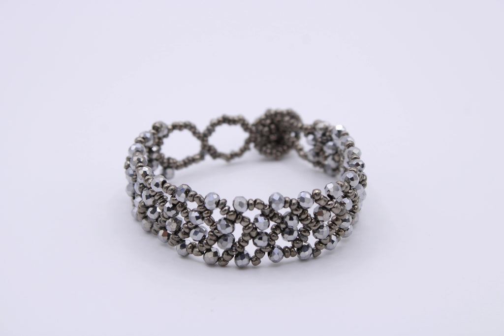 Bracciale Astra – Bracciale con cristalli intrecciati Surya