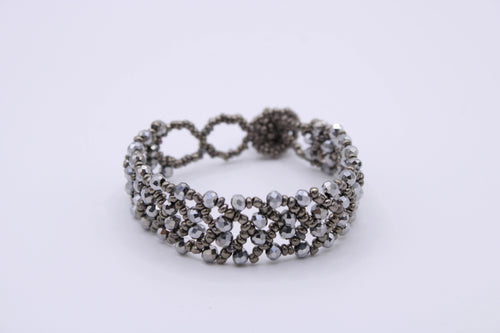 Bracciale Astra – Bracciale con cristalli intrecciati Surya