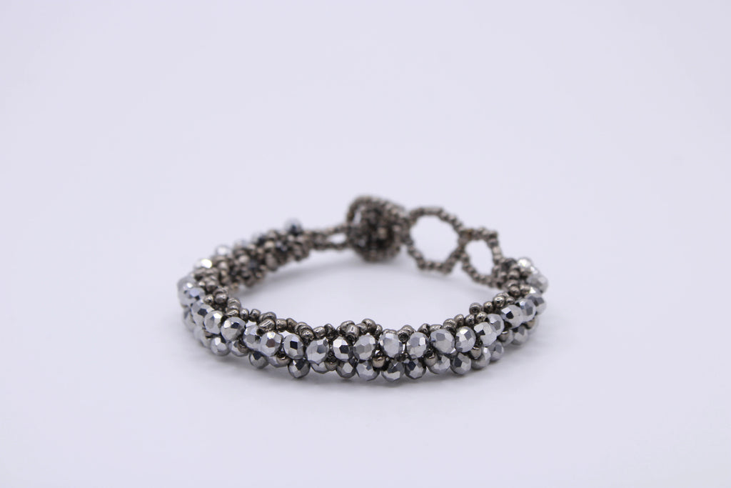 Bracciale Astra – Bracciale con cristalli intrecciati Surya