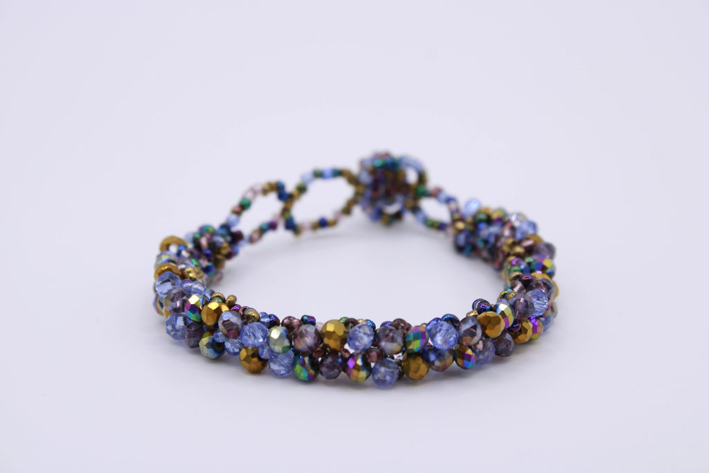 Bracciale Astra – Bracciale con cristalli intrecciati Surya