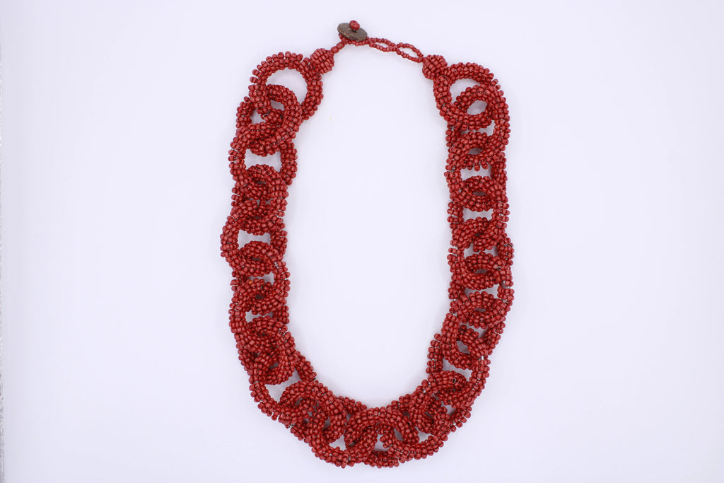 Collana Catena – Collana in perline a moduli intrecciati Surya