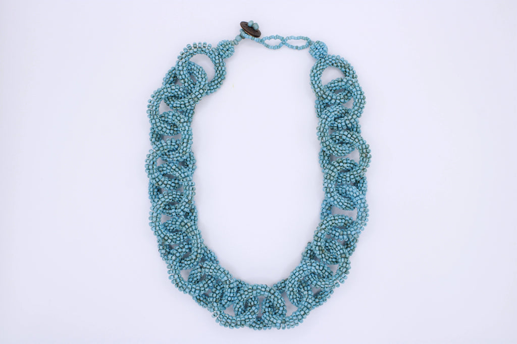 Collana Catena – Collana in perline a moduli intrecciati Surya