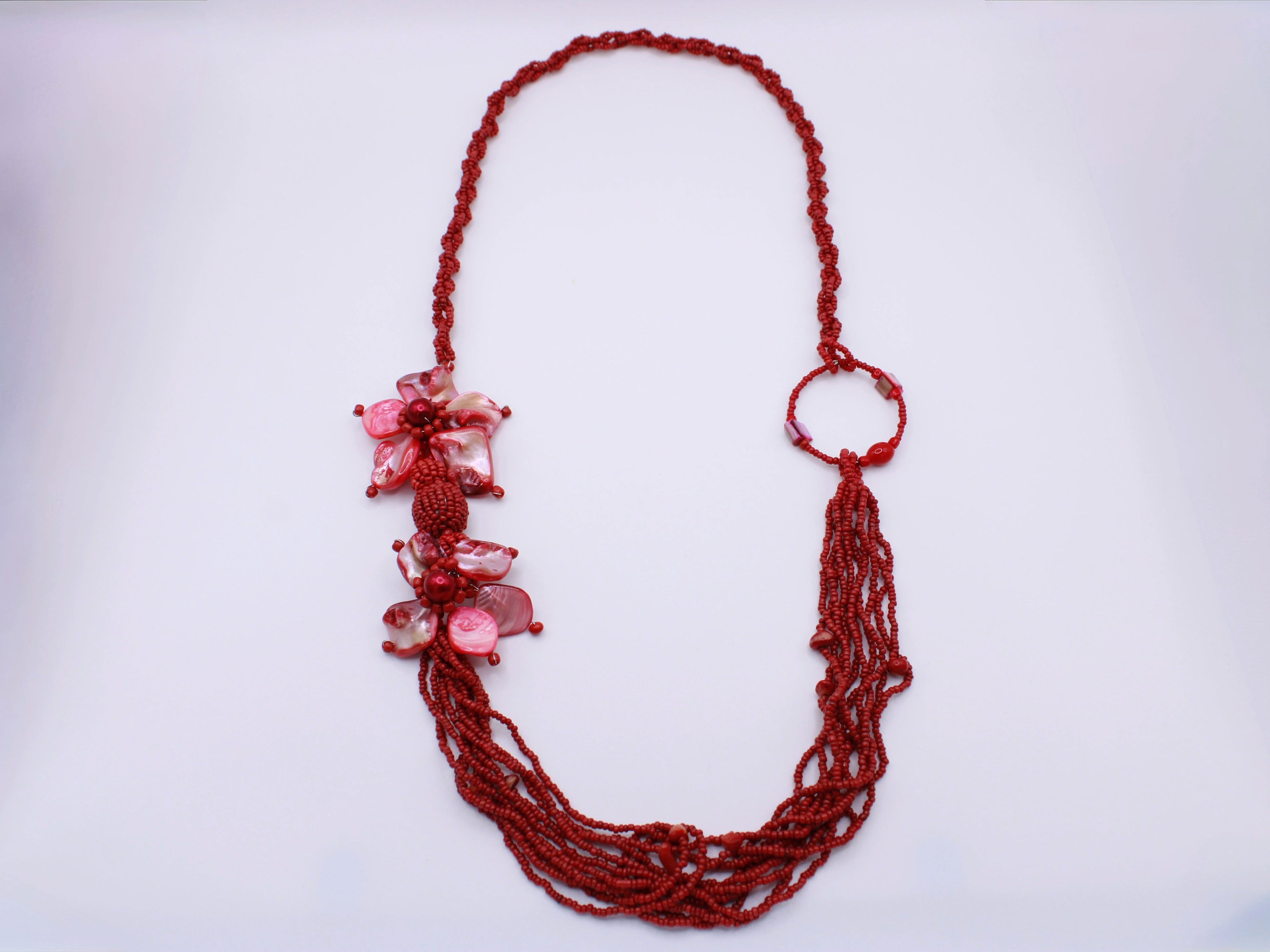 Collana Floreale - Collana in perline e madreperla Surya