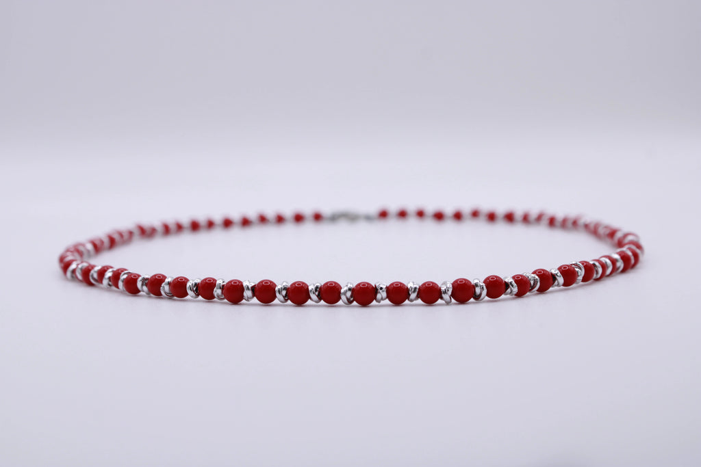 Collana Red Essence - Collana in alluminio Surya