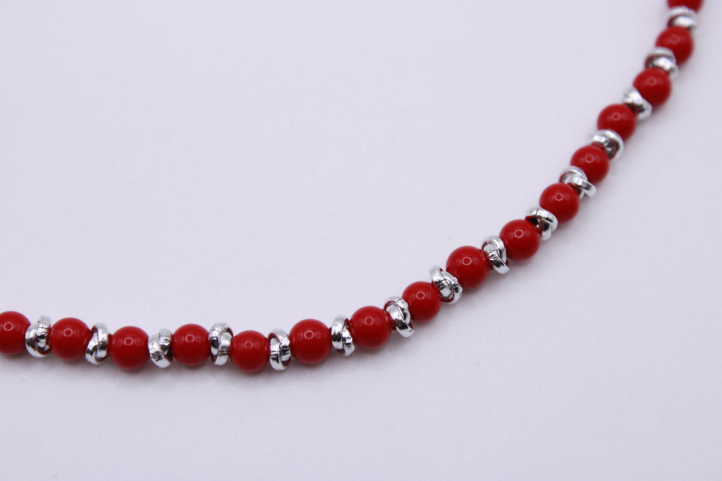 Collana Red Essence - Collana in alluminio Surya