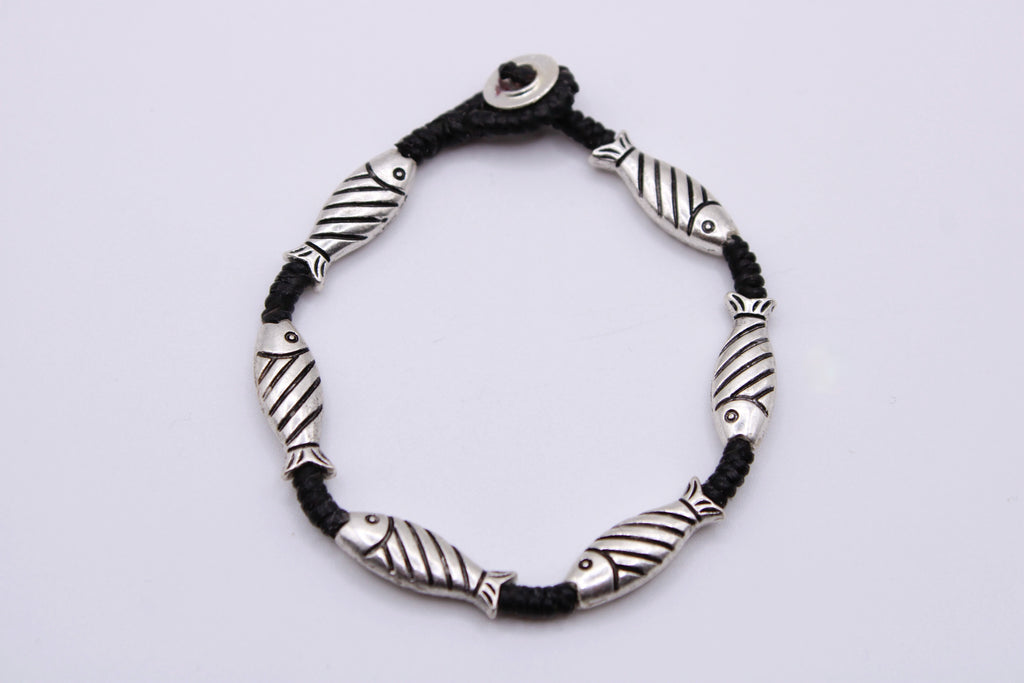 Bracciale Pesciolini - Bracciale filo cerato Surya