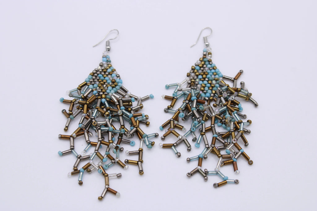 Orecchini Sparkling - Orecchini in perline design dinamico Surya